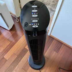 Tower Fan Oscillating with Timer – Works Great, Clean