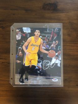 Jordan clarkson signed 8x10 authentic psa dna