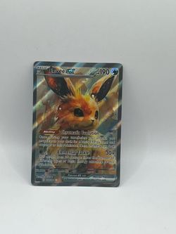 Non TCG Pokemon Eevee Ex Fan Art Card