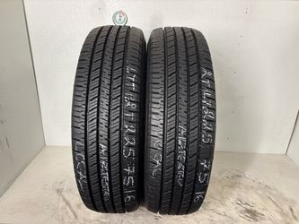 2 tires lt 225 75 16 hankook dynapro ht like new no repairs