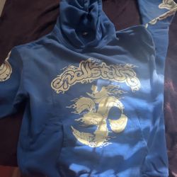 Blue Hellstar Hoodie 