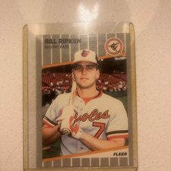 1989 Bill Ripken Fleer FF ERRORCard #616 Billy F**K Face BatOrioles
