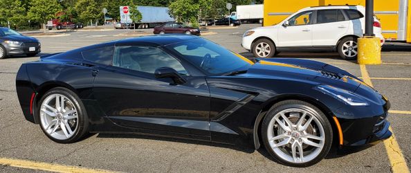 Set of C7 Corvette Stingray Rims and Tires, With A Set Of Lug Locks.