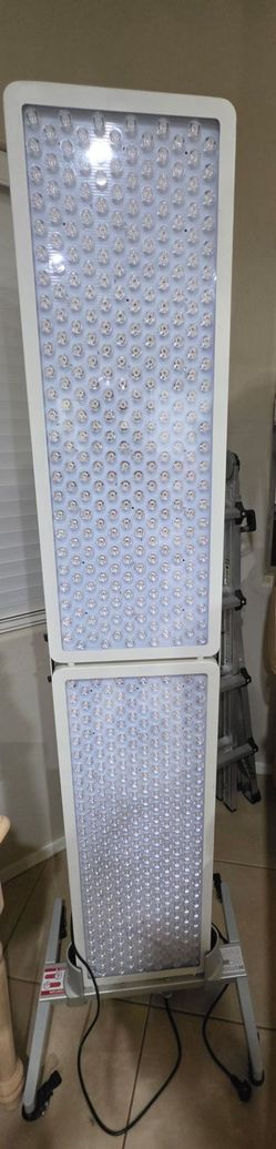 RED LIGHT THERAPY SETUP – 2 BESTQOOL PRO300 PANELS + ROLLING STAND