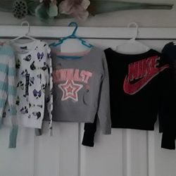 Girls Sweatshirts/Sweaters Size 7/8 Lot