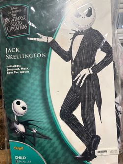 Jack Skellington costume USED condition
