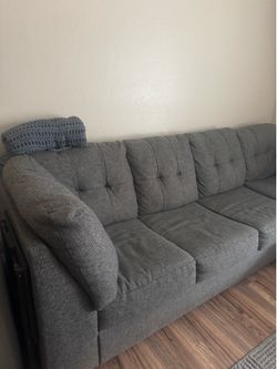 Clean L shaped couch