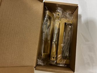 Brushed Gold Door Pull Handles Set