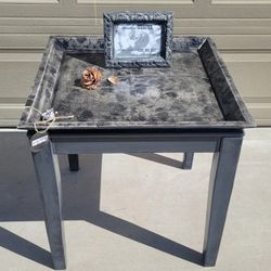 Black And Grey Side Table