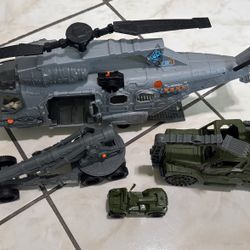 Helicopter, Cannon, Mine Sweeper