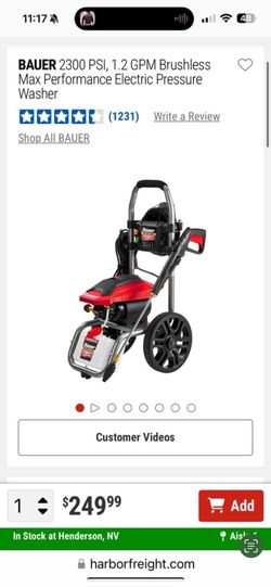 BAUER Electric Pressure Washer