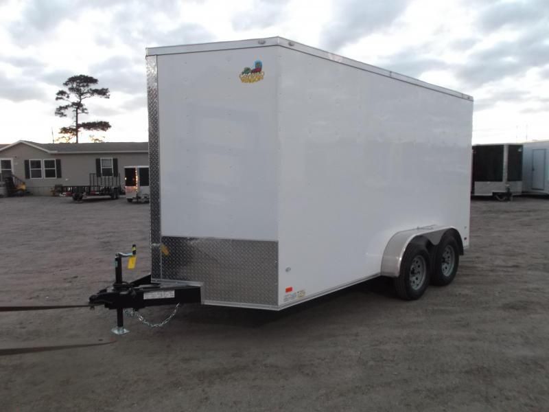 2020 7x14 Enclosed Trailer 7’6 Height