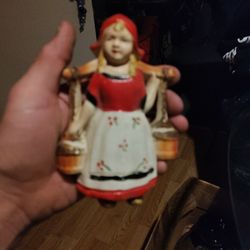 Vintage 1950 Ceramic Chalkware Wall Decor 