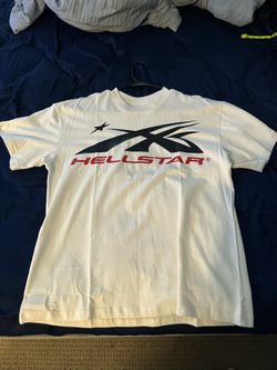 Hellstar Sport Logo Gel Tee Shirt White/Red