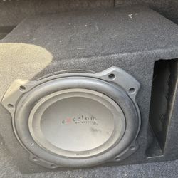 Car speaker and amp