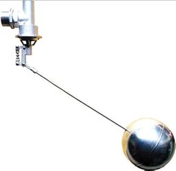 304 Stainless Steel Balanced Float Ball Valve, Tank Mount, 100 Psi (1-1/2")