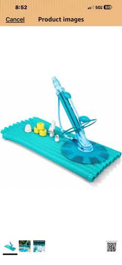 Pool vacuum cleaner