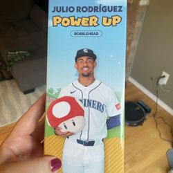 Julio Rodriguez Power Up Bobble head