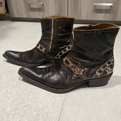 Aldo Leather Cowboy Boots 🥾 Size 41 Or US8