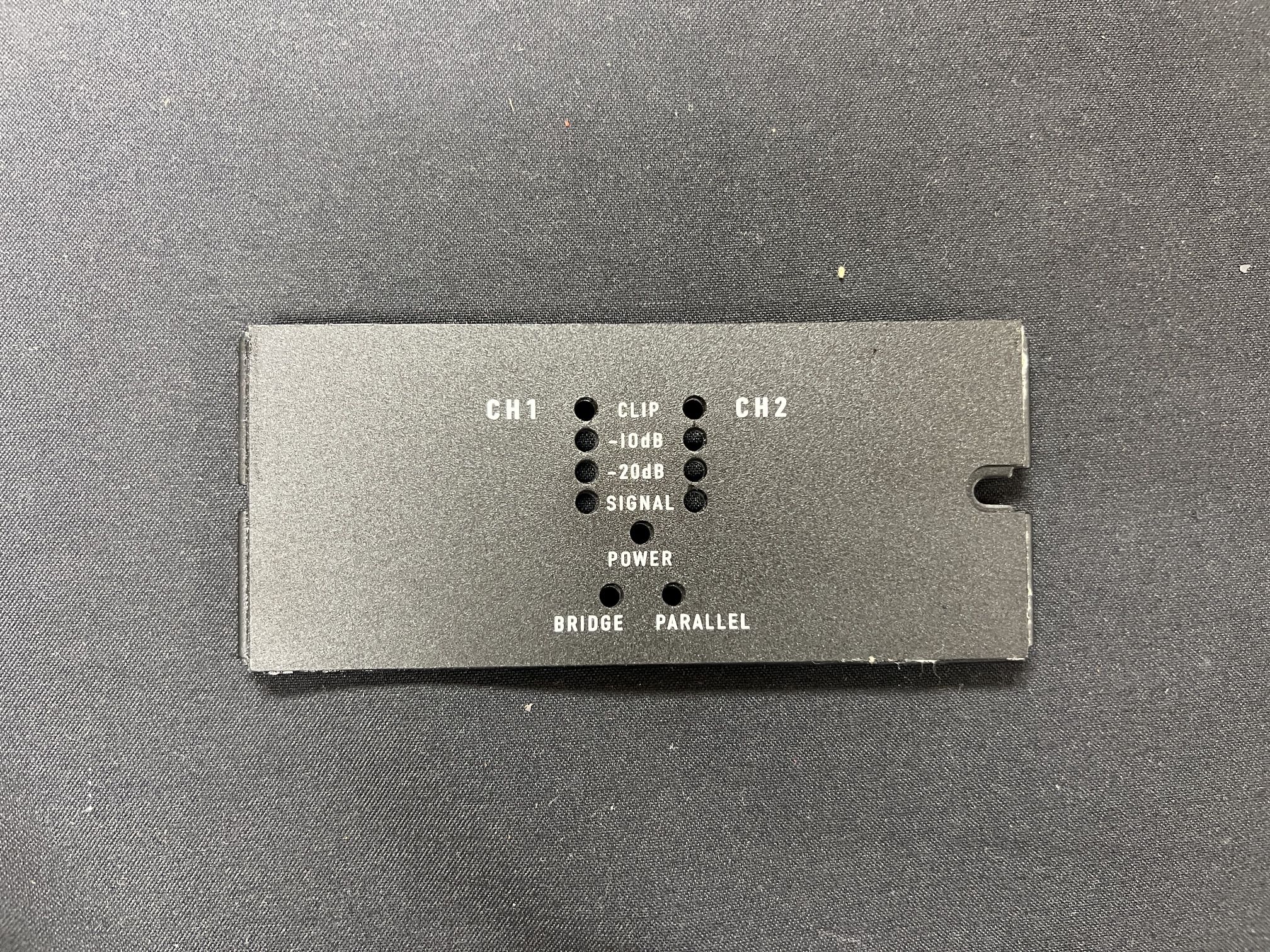 QSC 2 Ch Amplifier Cover plate