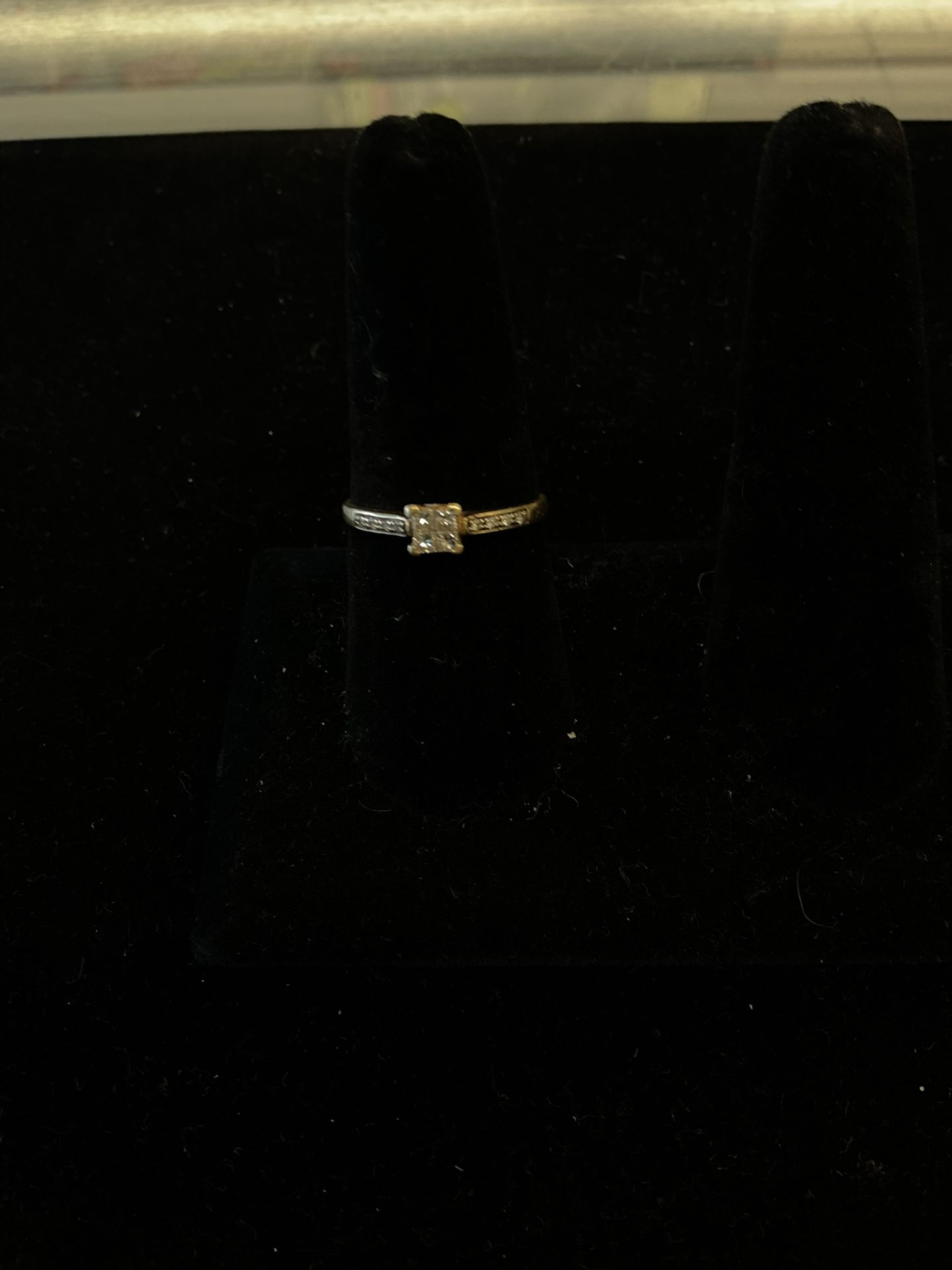 14k Engagement Ring With Diamonds 39373-1