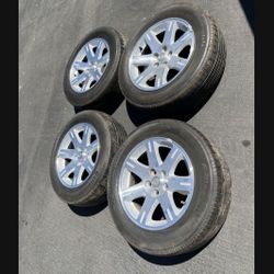 4 — 215/65r17 5x114.3 5x115 5x4.5 Stock Charger Chevy Impala Cr-v Camry Civic Accord Altima Sentra Tacoma Rims Wheels Tires!!!!