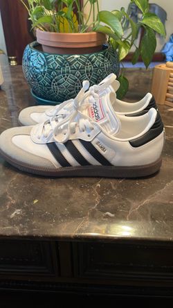 Adidas Samba OG white Black Gum  Low Top Athletic Sneakers  9 men