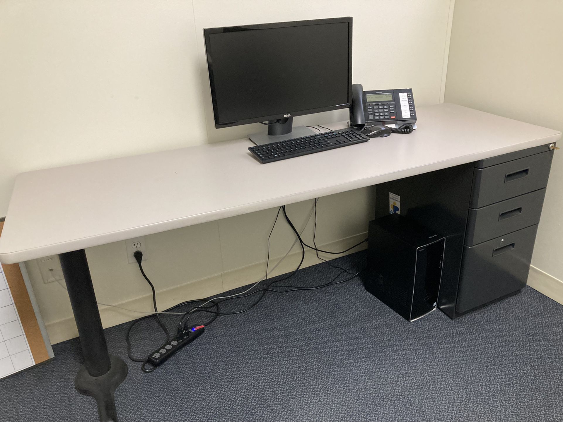 Office Desk And Filing Cabinet
