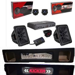 GMC SIERRA CHEVY SILVERADO 2019-up NEW BASS AND VOICE PACKAGE KICKER AUDIO