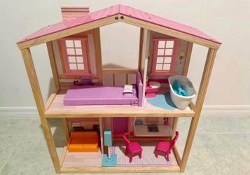 Wooden dollhouse