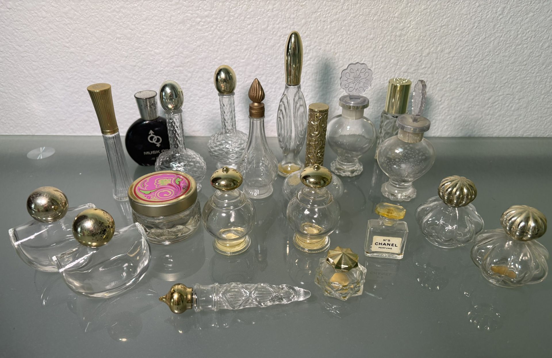 Vintage Avon Perfume Bottles Lot Of 19