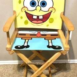 SpongeBob Directors Adult Wood Folding Chair Nickelodeon

