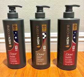 Dove Men's Shampoo & Conditioner, 18 oz - $12 for 3