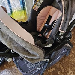 Baby Trend EZ Ride Travel System- Pink