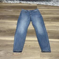 us American eagle curvy high rise jeggings size 4

