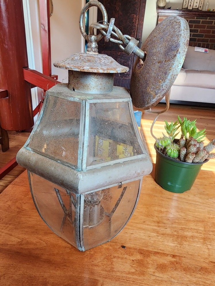 Antique Electric Light Fixture