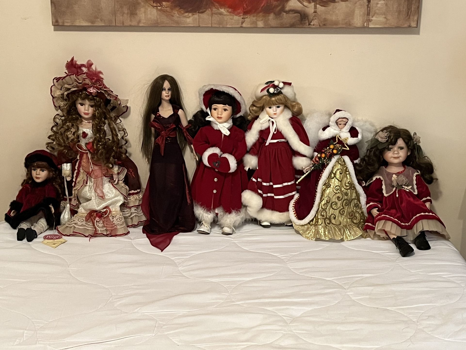 Winter Porcelain Dolls