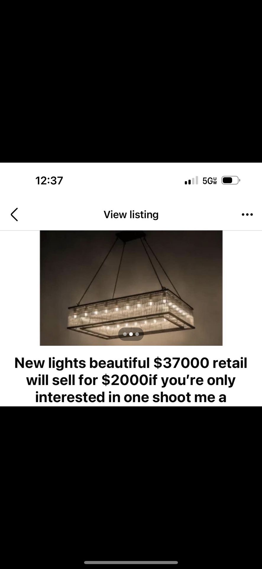 Renew These Two Chandeliers Retail For $34,000 Your Price 2000