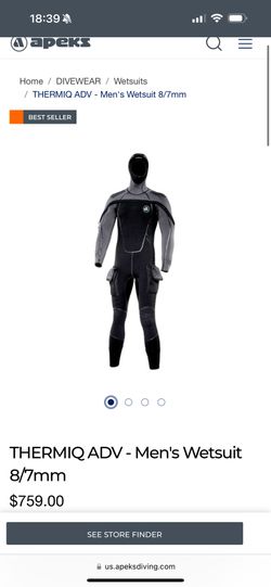 THERMIQ ADV - Men's Wetsuit 8/7mm large
