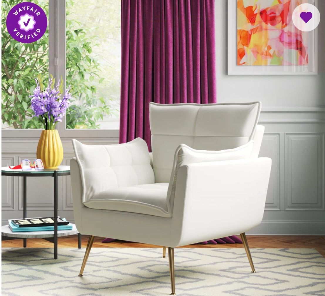 Toulouse Tufted Back Upholstered Armchair By Etta Avenue™