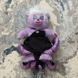 Build A Bear Ursula, Purple And Black Little Mermaid, Plush Toy