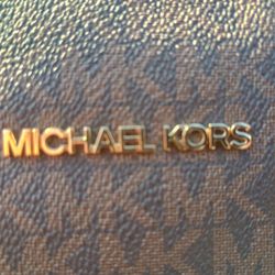 Michael Kors Adina Medium PVC Leather Backpack Bookbag Handbag, Brown NWT