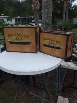 Grand star line suit cases new.