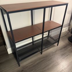 Console Table With Shelving