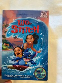Disney Lilo & Stitch Limited Release Pin Set of 2