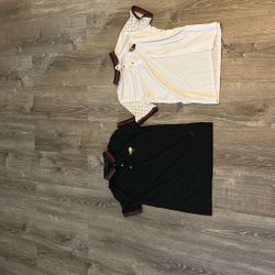2 Gucci Shirts 1 For (125) Both For (255)