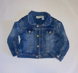 Girls Soft Denim Jacket. Size 18 Months