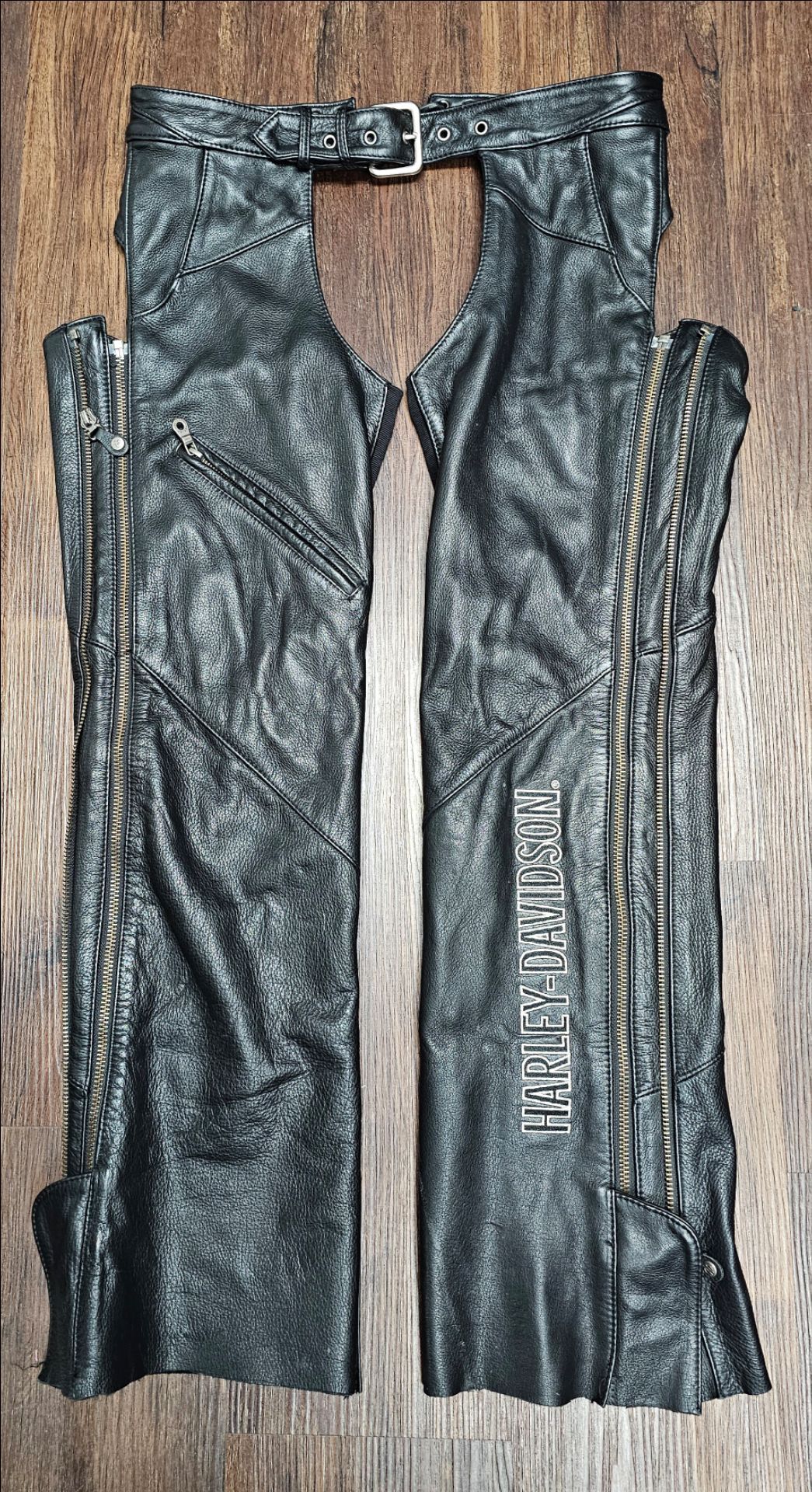 Harley-Davidson Women's Deluxe Leather Motorcycle Chaps #98097-06VM