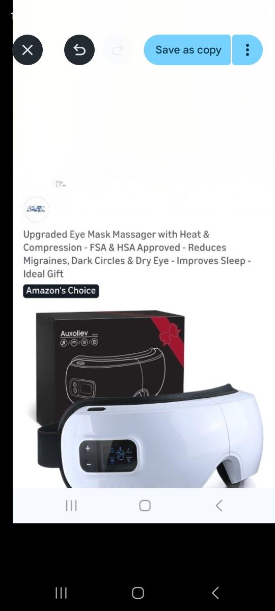 Auxoliev Eye Masager