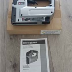 Portable cable Pneumatic 18-Gauge 3/8 in. Crown Stapler